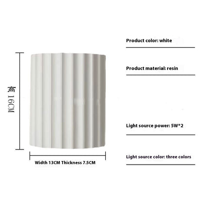 Resin Wall Lamp & Simple Living Room Background Wall Lamp