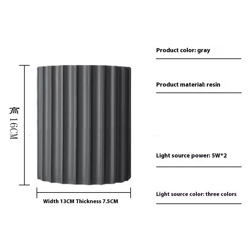 Resin Wall Lamp & Simple Living Room Background Wall Lamp