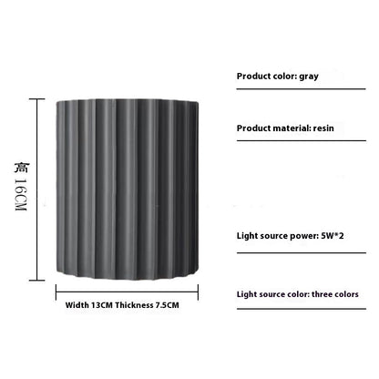 Resin Wall Lamp & Simple Living Room Background Wall Lamp