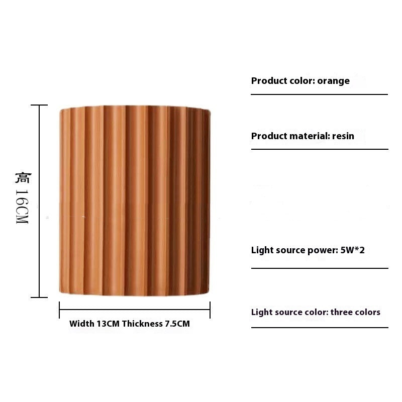 Resin Wall Lamp & Simple Living Room Background Wall Lamp