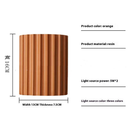 Resin Wall Lamp & Simple Living Room Background Wall Lamp