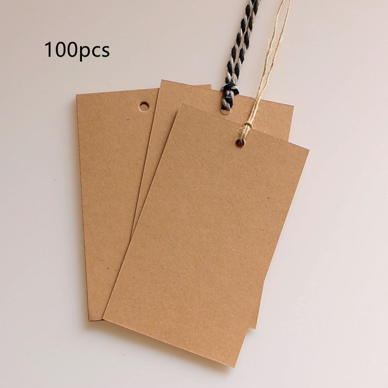 Blank Kraft Gift Tags Cardboard Pricing Tags